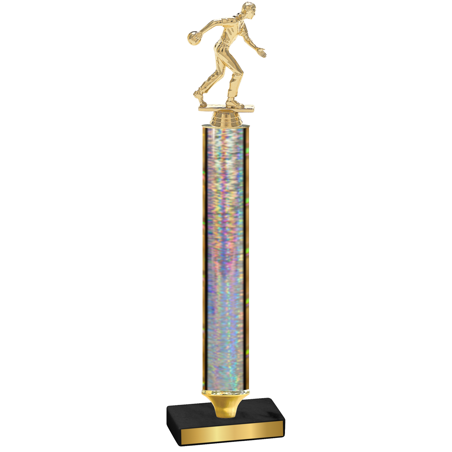 Value Silver Glacier Bowling Trophy