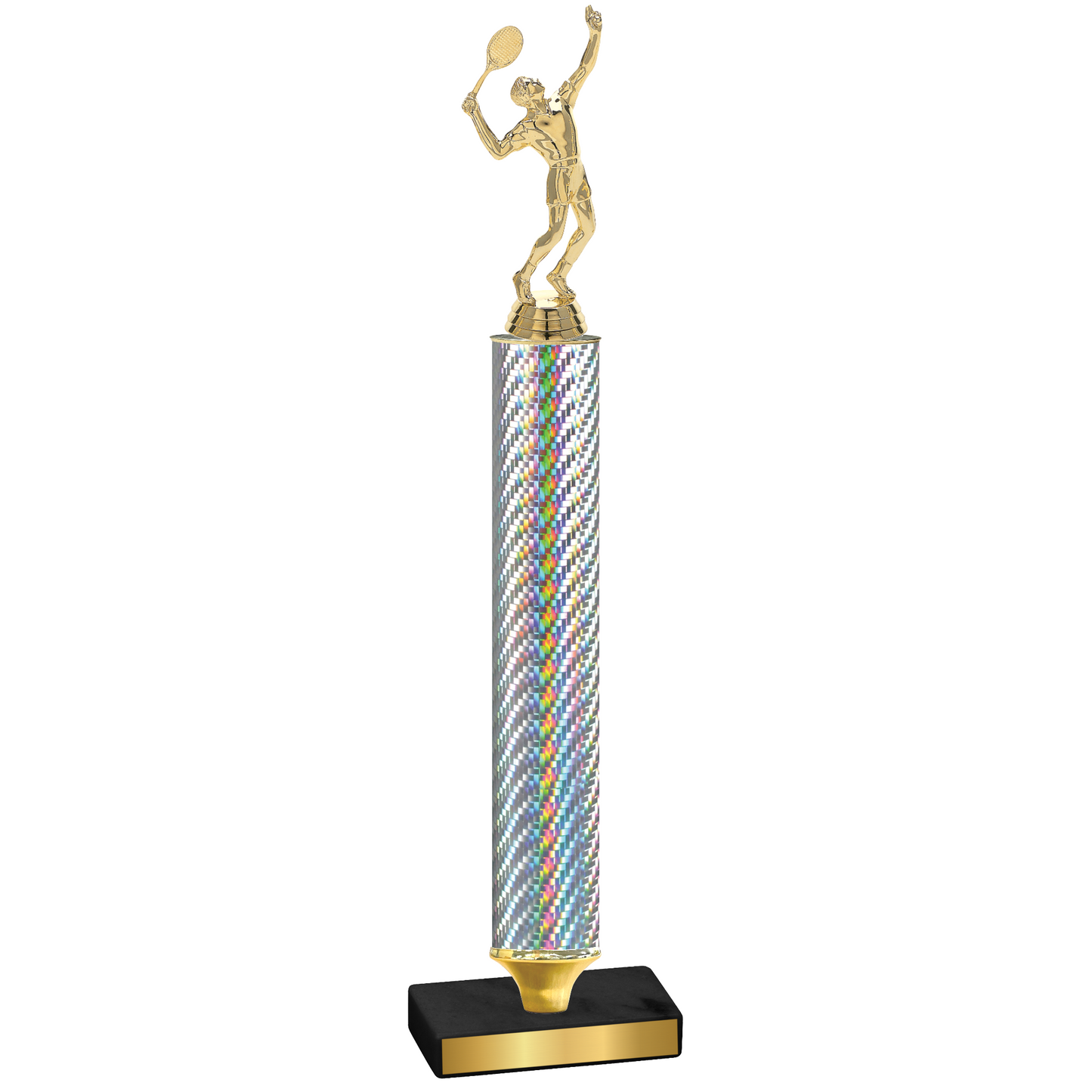 Value Silver Carbon Fiber Tennis Trophy