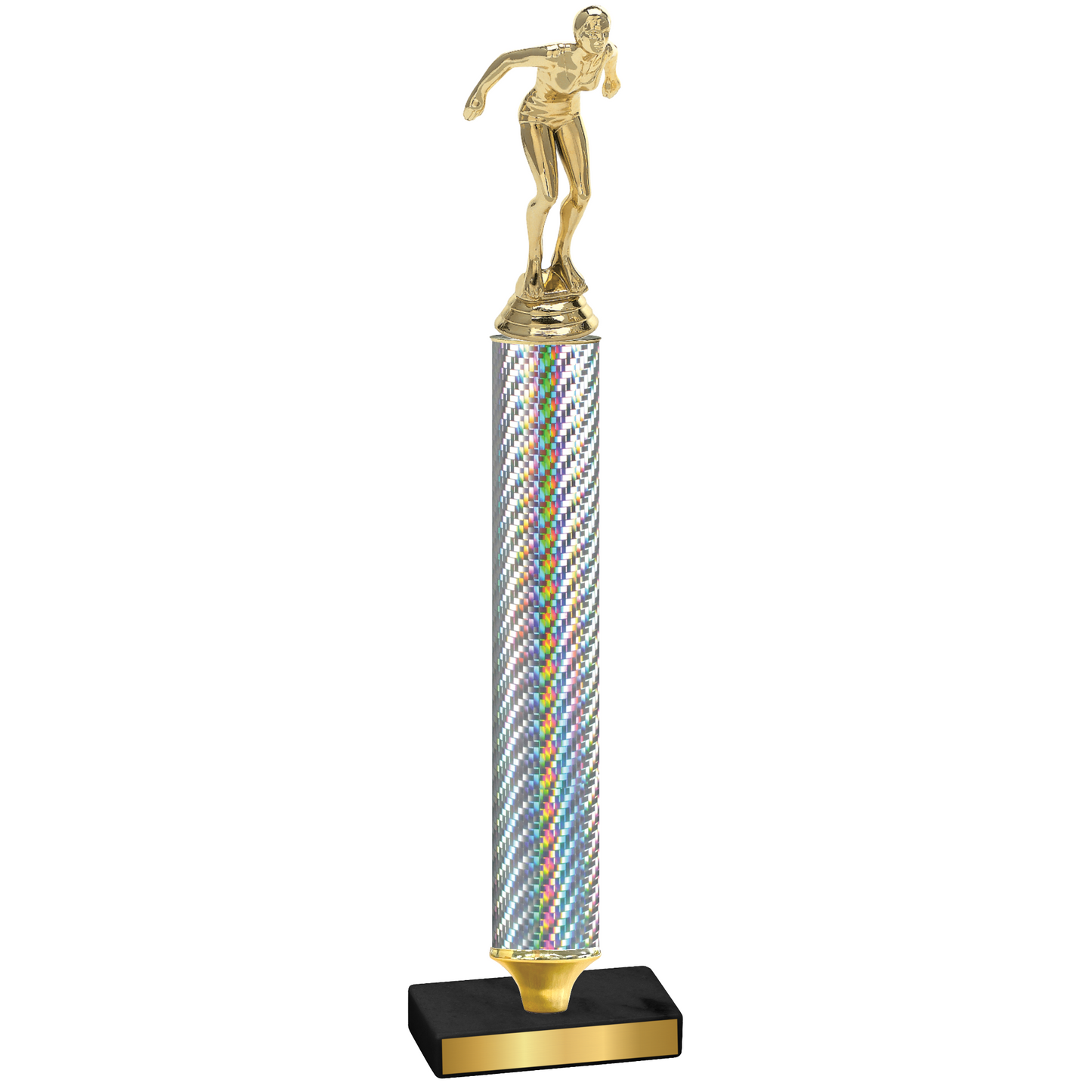 Value Silver Carbon Fiber Tennis Trophy