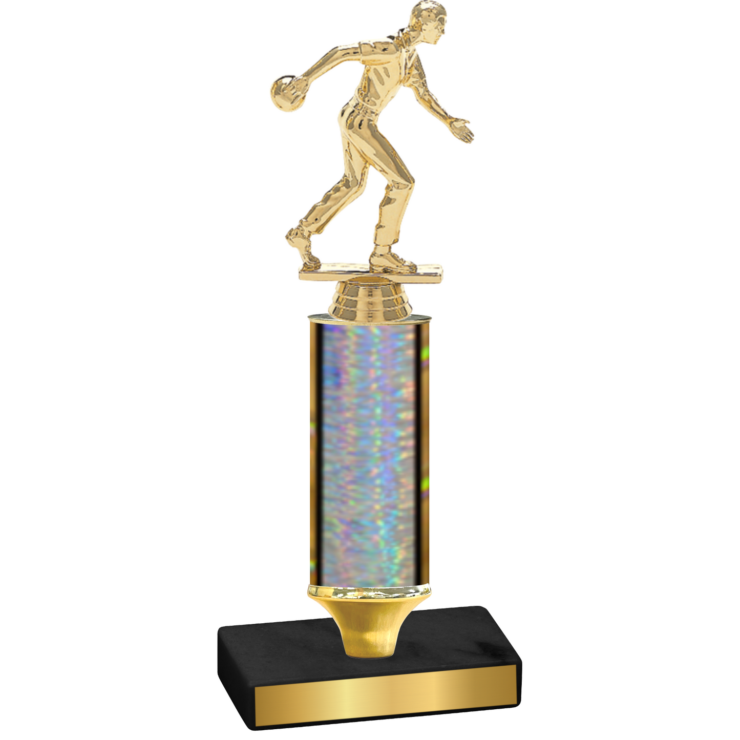 Value Silver Glacier Bowling Trophy