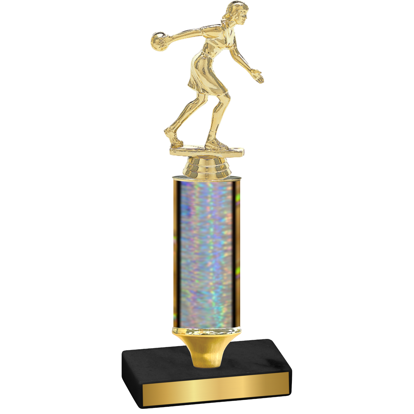 Value Silver Glacier Bowling Trophy