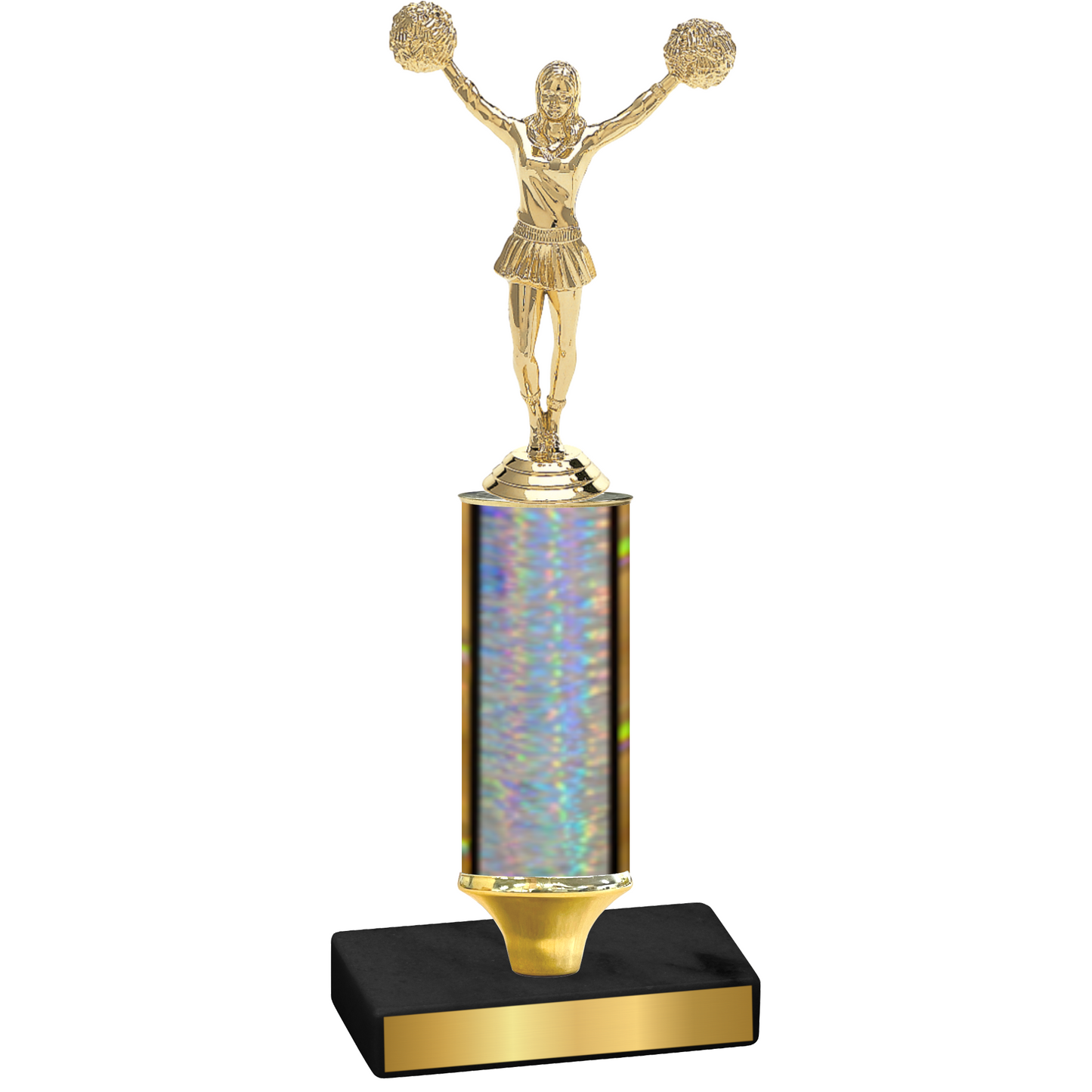 Value Silver Glacier Cheerleading Trophy