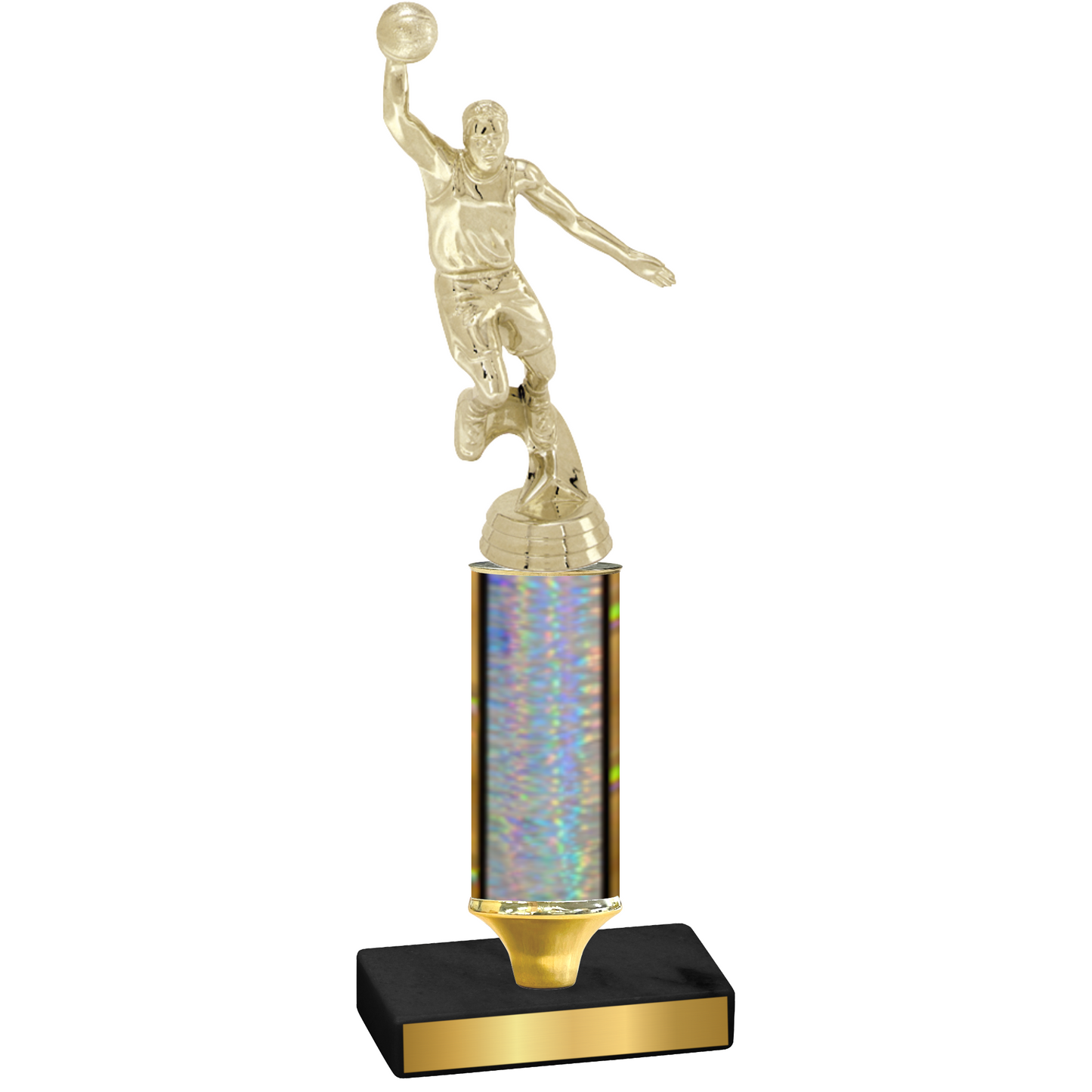 Value Silver Glacier Basketball Trophy