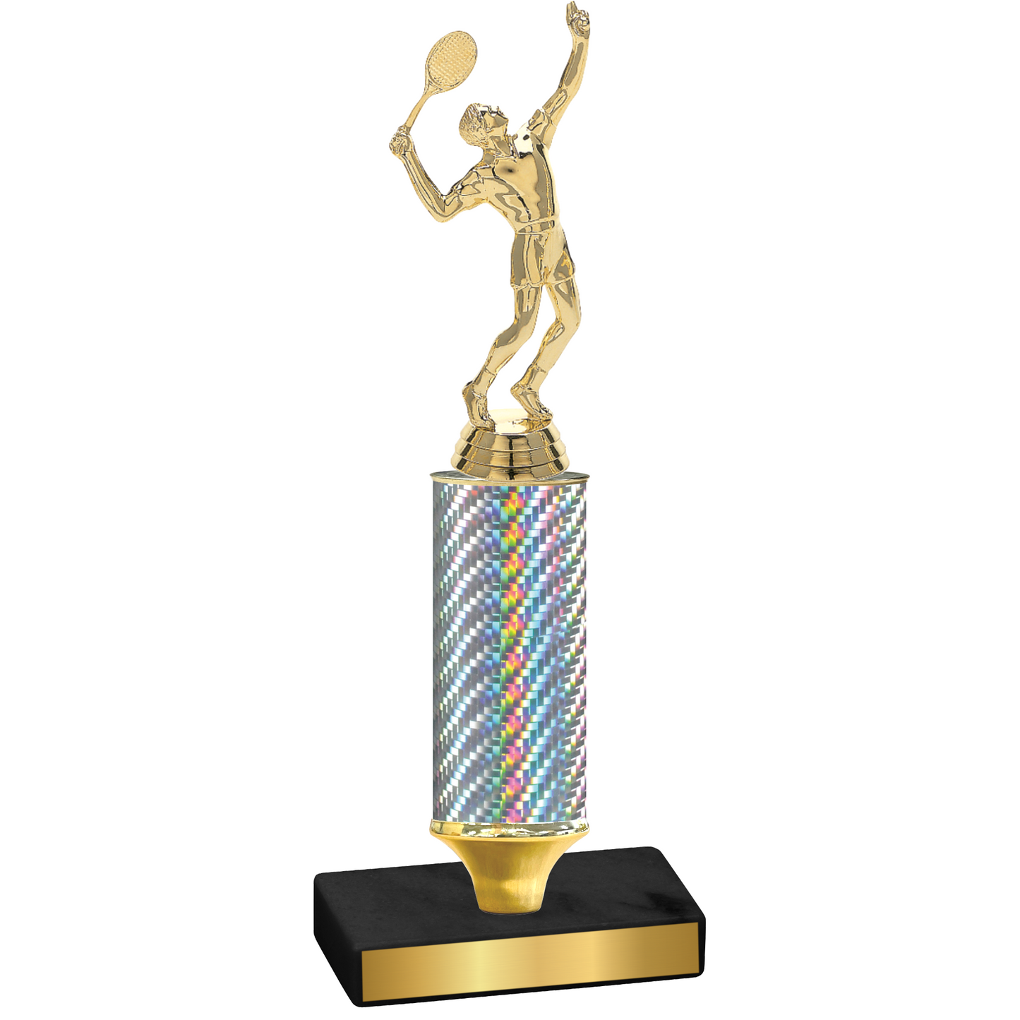 Value Silver Carbon Fiber Tennis Trophy