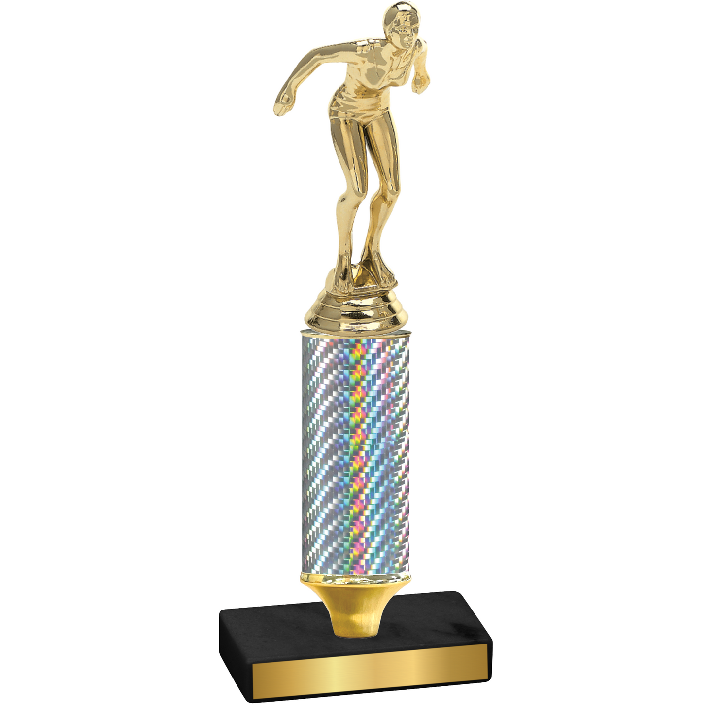 Value Silver Carbon Fiber Tennis Trophy
