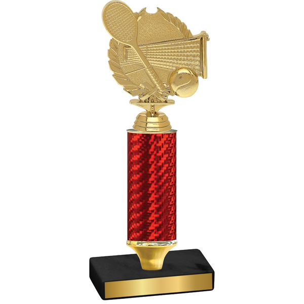 Value Red Carbon Fiber Tennis Trophy