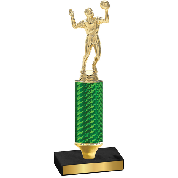 Value Green Carbon Fiber Volleyball Trophy