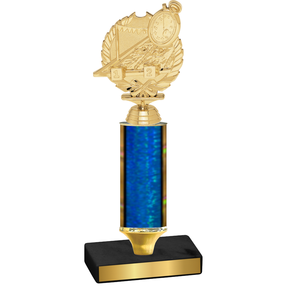 Value Blue Glacier Swimming Trophy