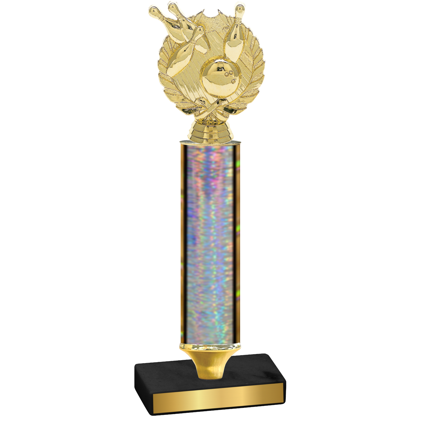 Value Silver Glacier Bowling Trophy