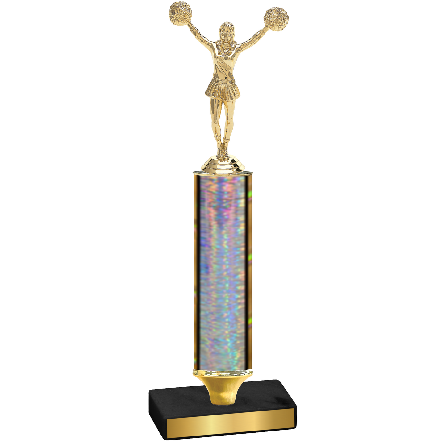 Value Silver Glacier Cheerleading Trophy