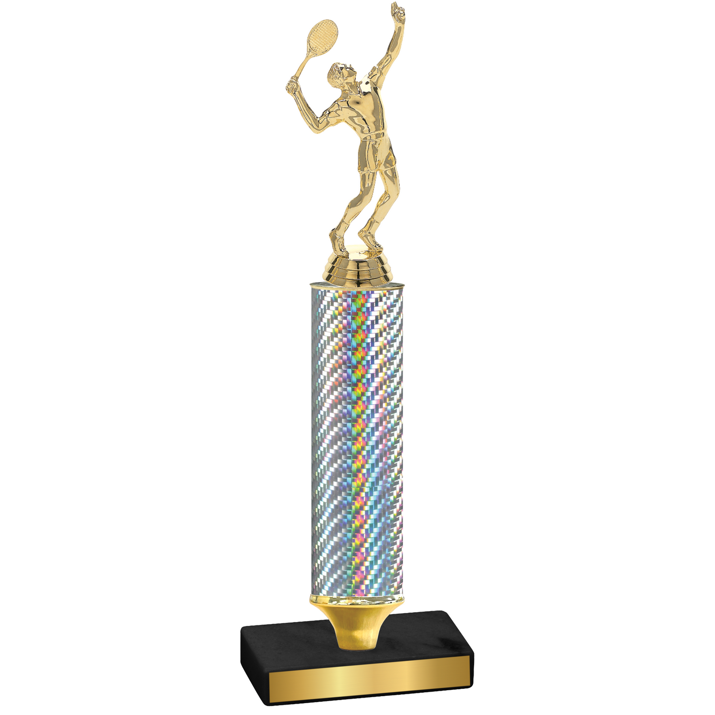 Value Silver Carbon Fiber Tennis Trophy