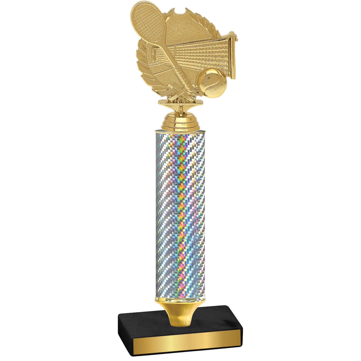 Value Silver Carbon Fiber Tennis Trophy