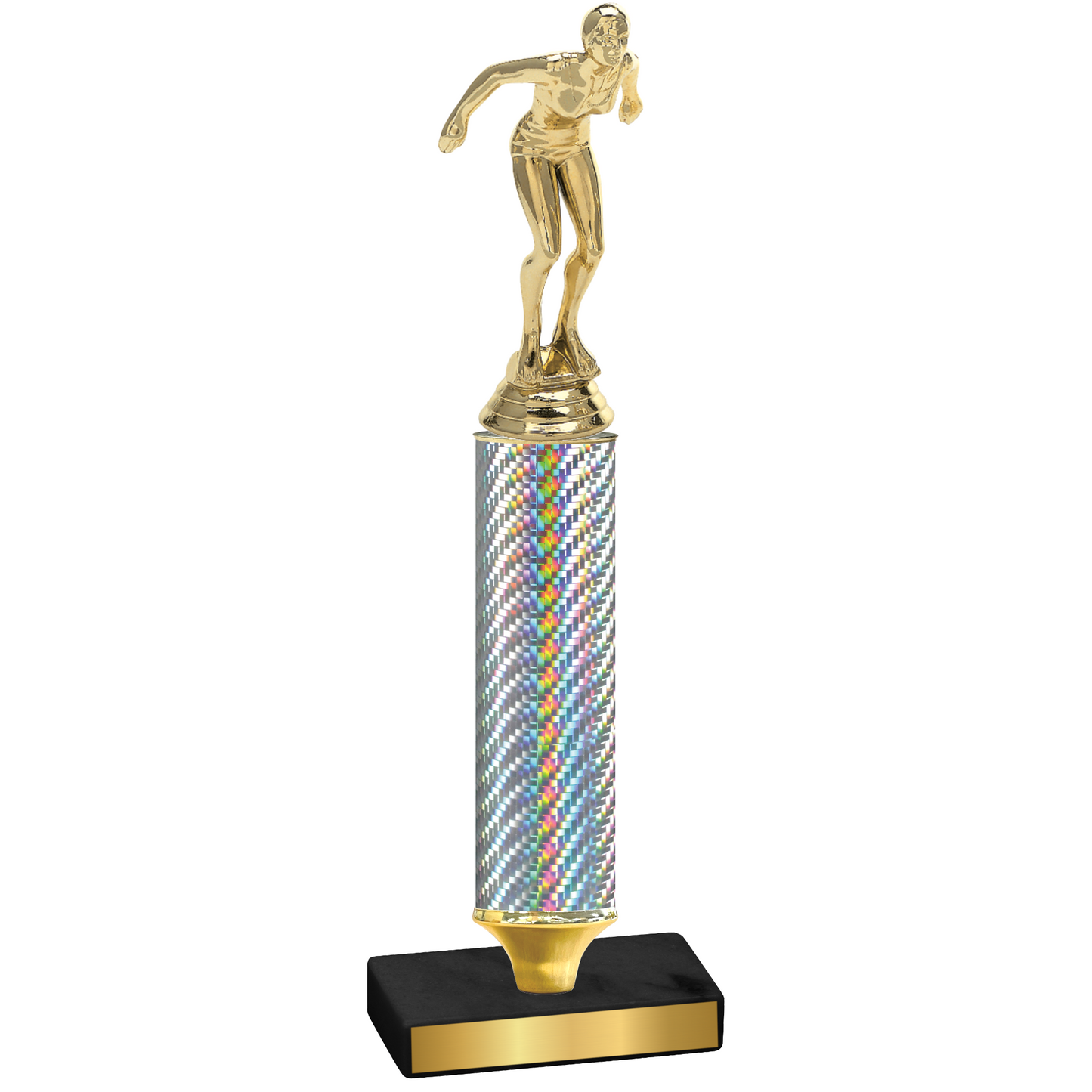 Value Silver Carbon Fiber Tennis Trophy