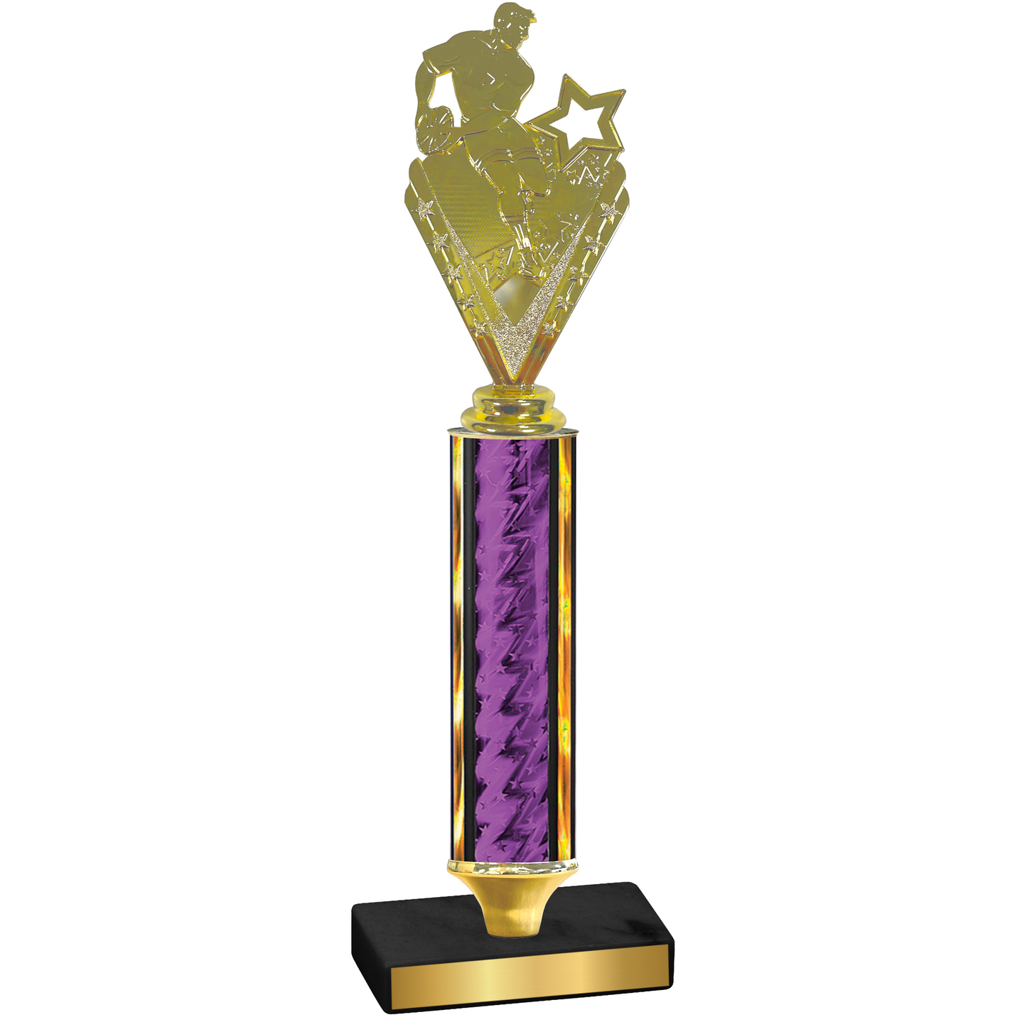 Value Purple Glacier Rugby Trophy