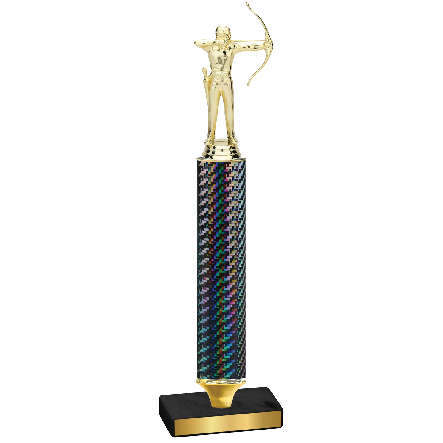 Value Black Carbon Fiber Archery Trophy