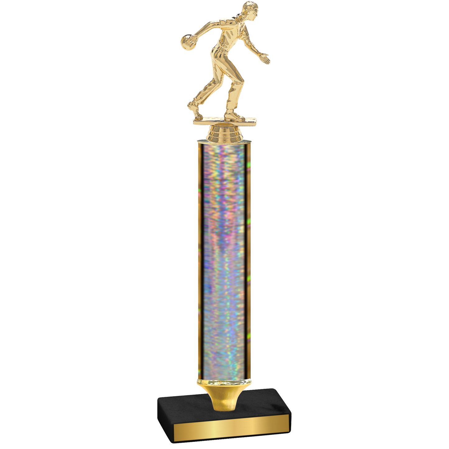 Value Silver Glacier Bowling Trophy