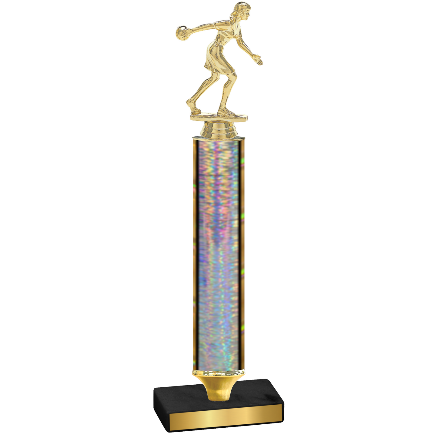 Value Silver Glacier Bowling Trophy