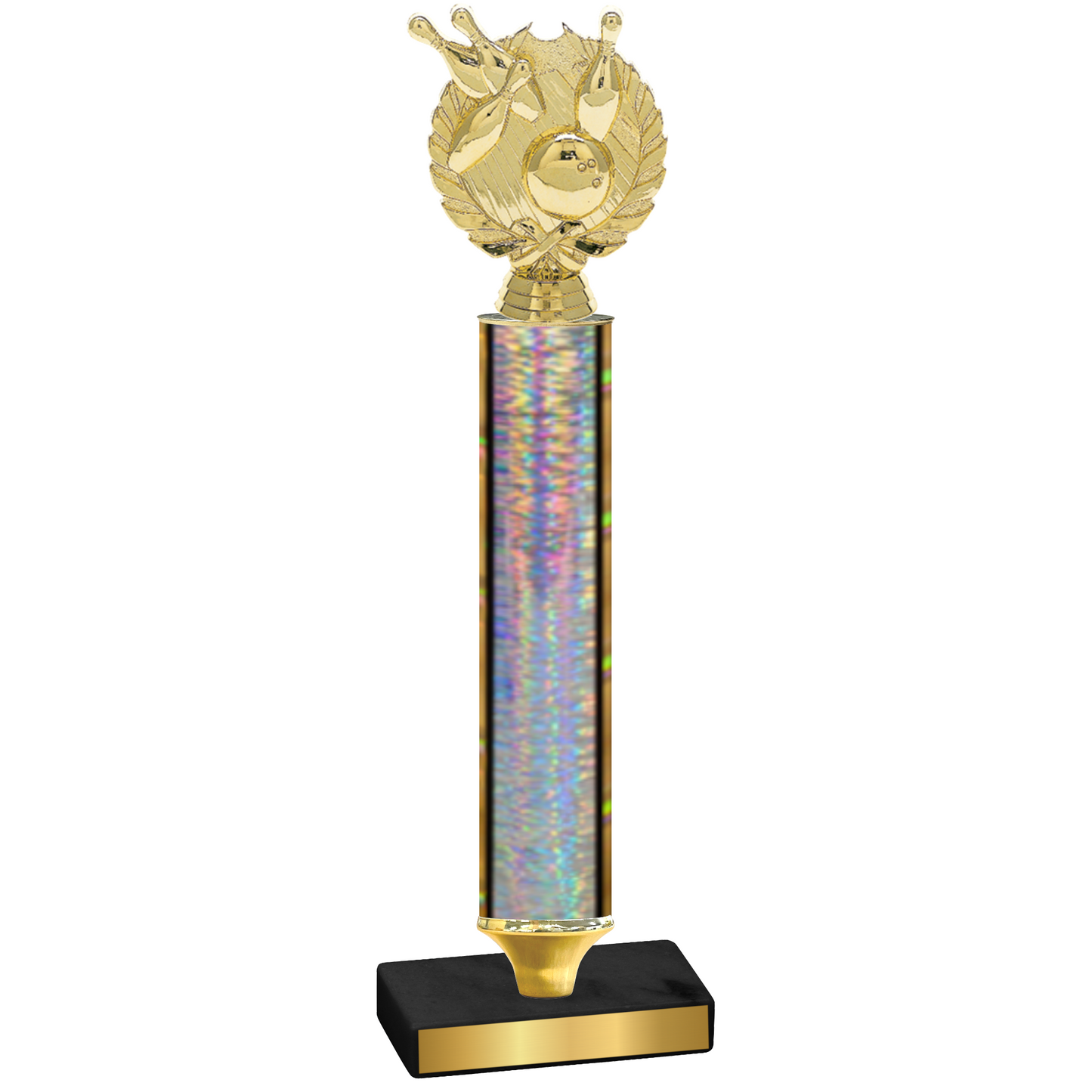 Value Silver Glacier Bowling Trophy