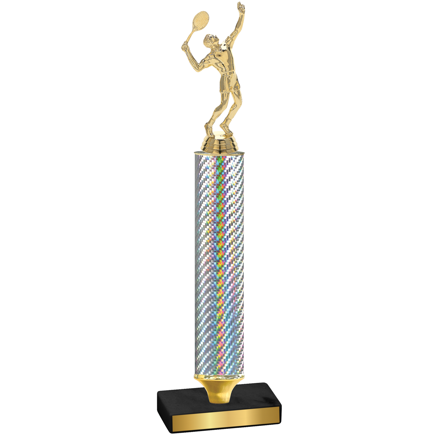 Value Silver Carbon Fiber Tennis Trophy