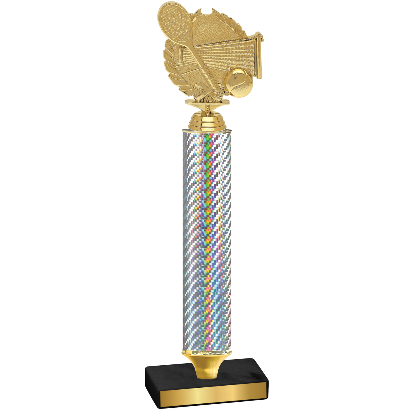 Value Silver Carbon Fiber Tennis Trophy