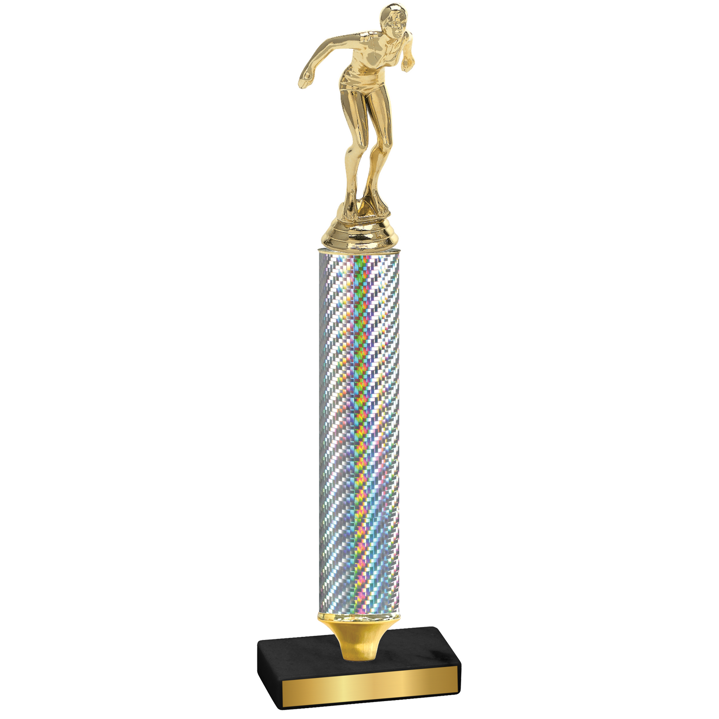 Value Silver Carbon Fiber Tennis Trophy