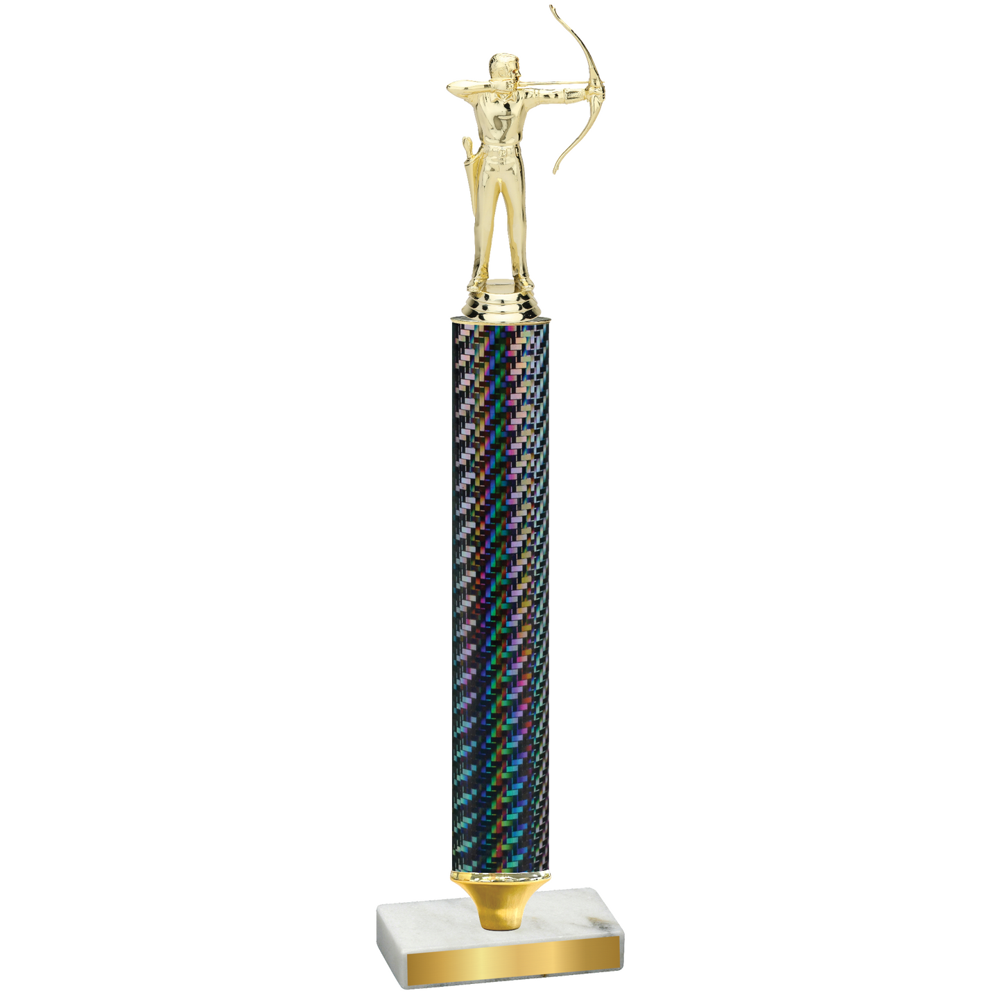 Value Black Carbon Fiber Archery Trophy