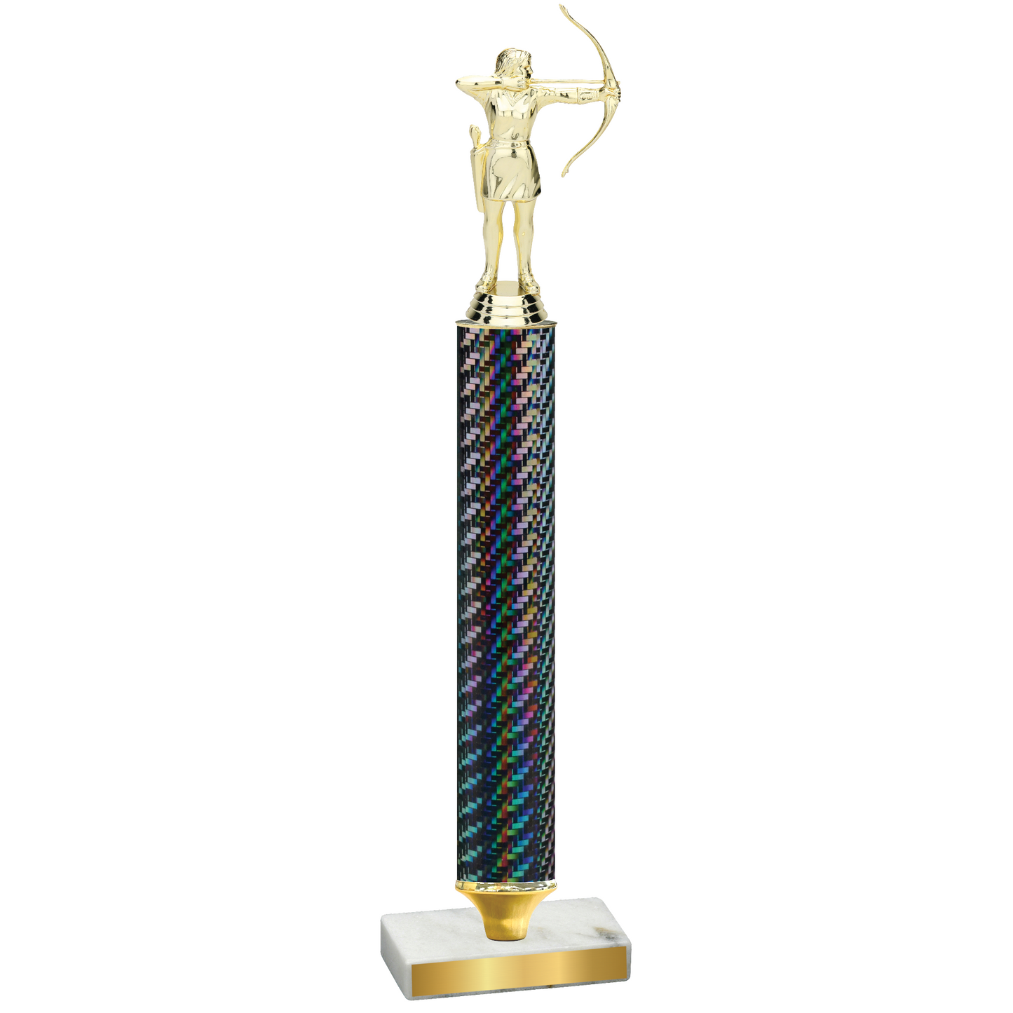 Value Black Carbon Fiber Archery Trophy