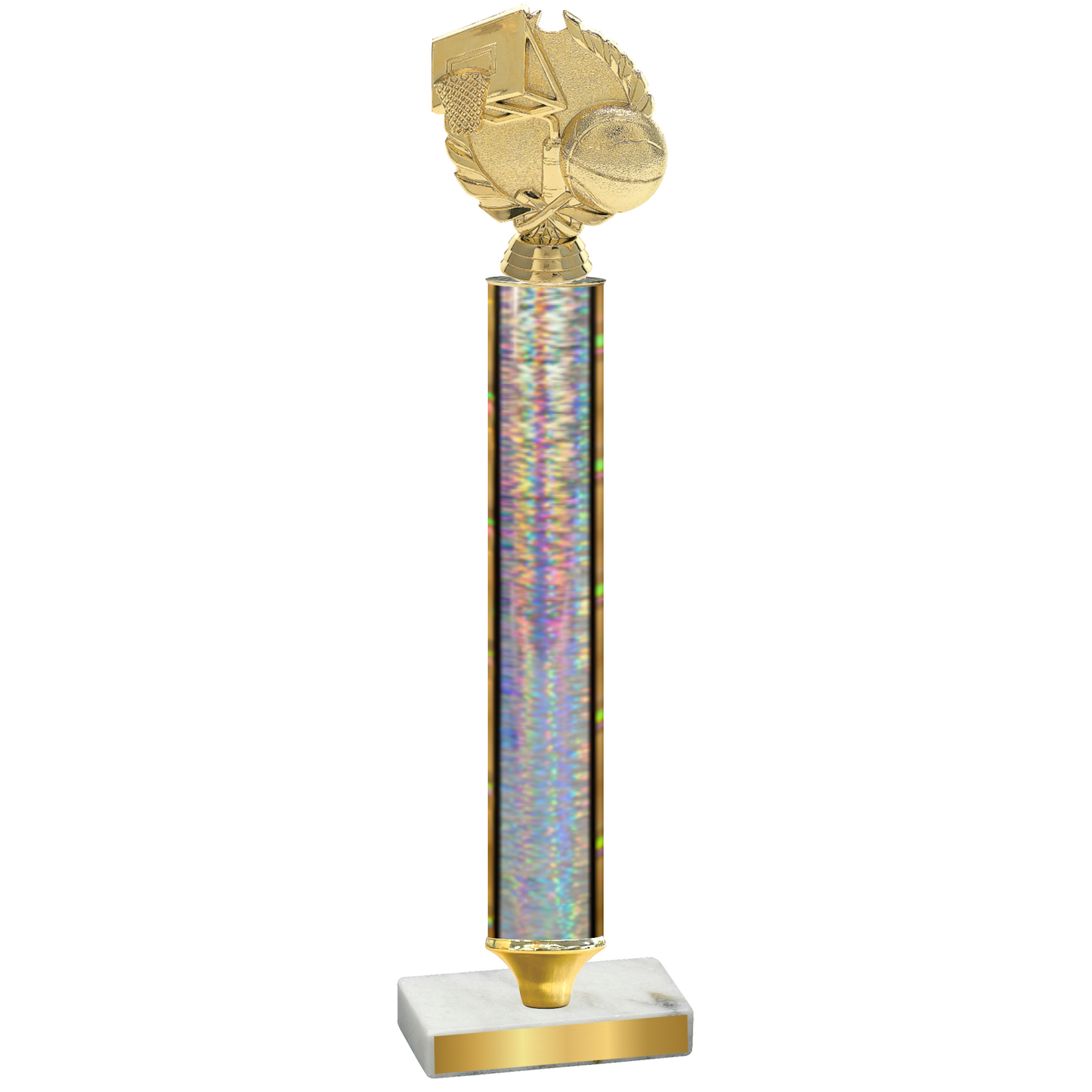 Value Silver Glacier Basketball Trophy