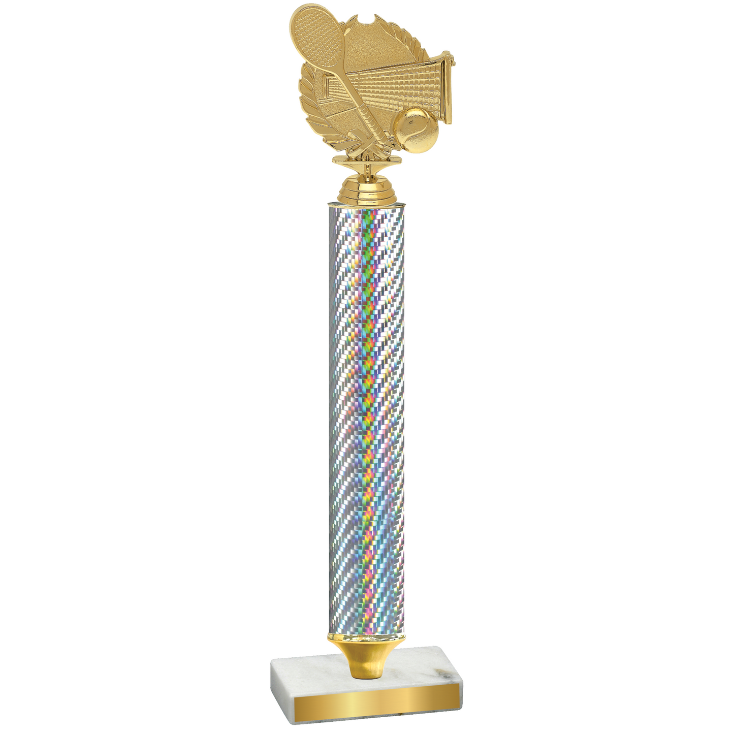 Value Silver Carbon Fiber Tennis Trophy