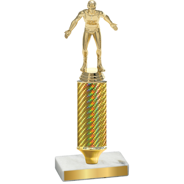 Value Gold Carbon Fiber Wrestling Trophy