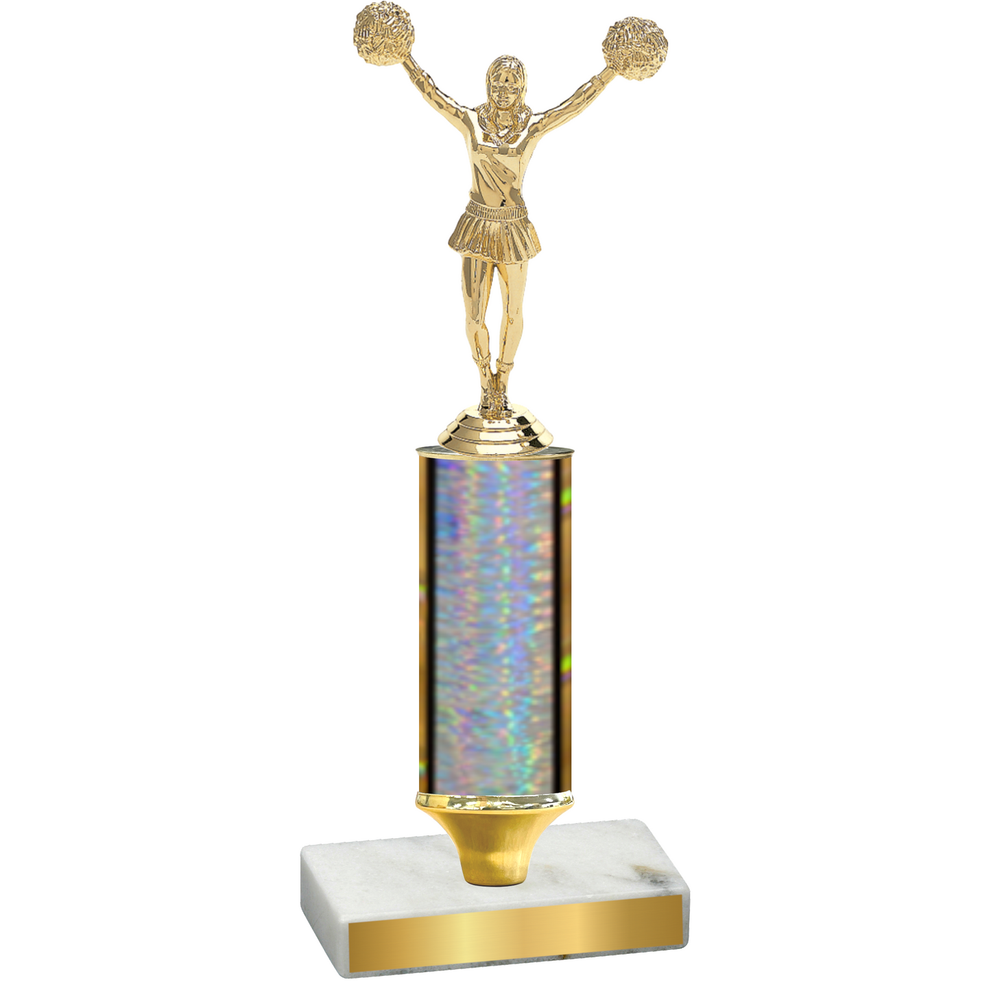 Value Silver Glacier Cheerleading Trophy