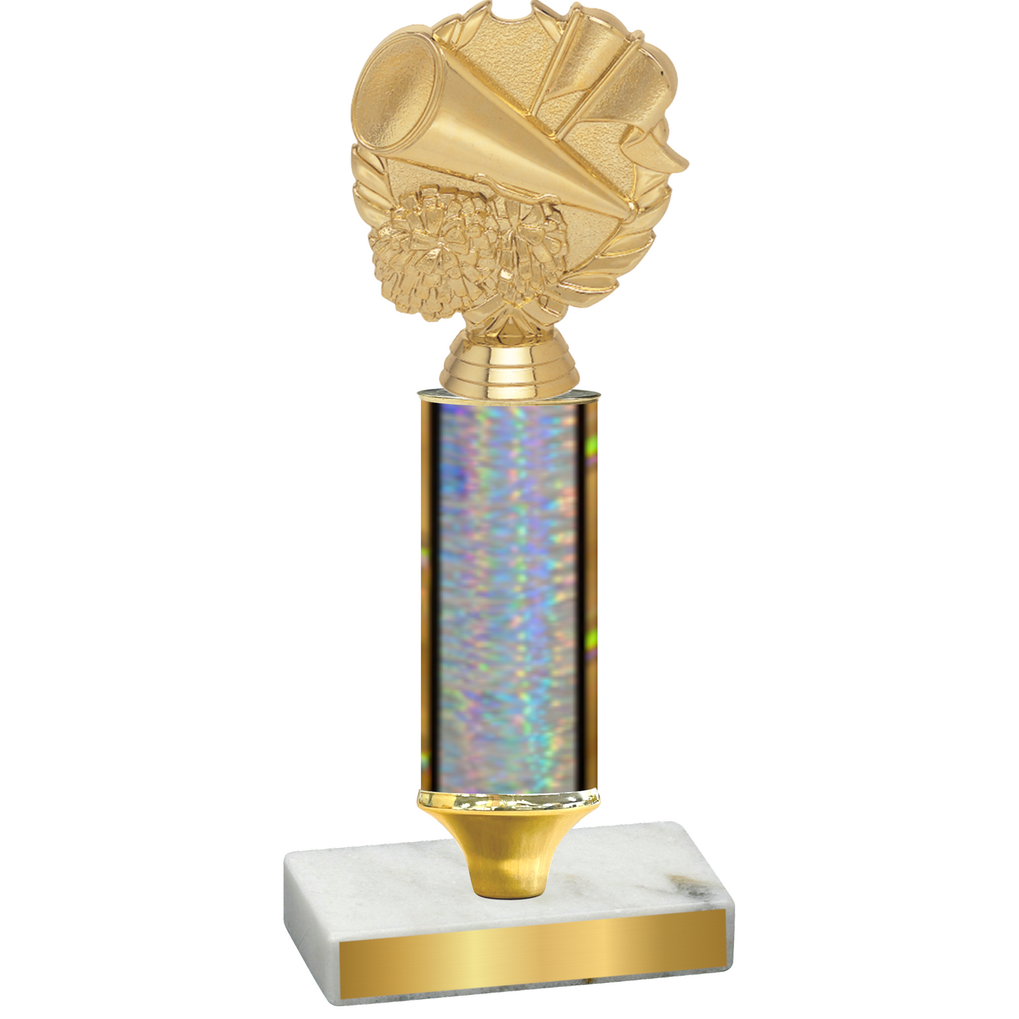 Value Silver Glacier Cheerleading Trophy