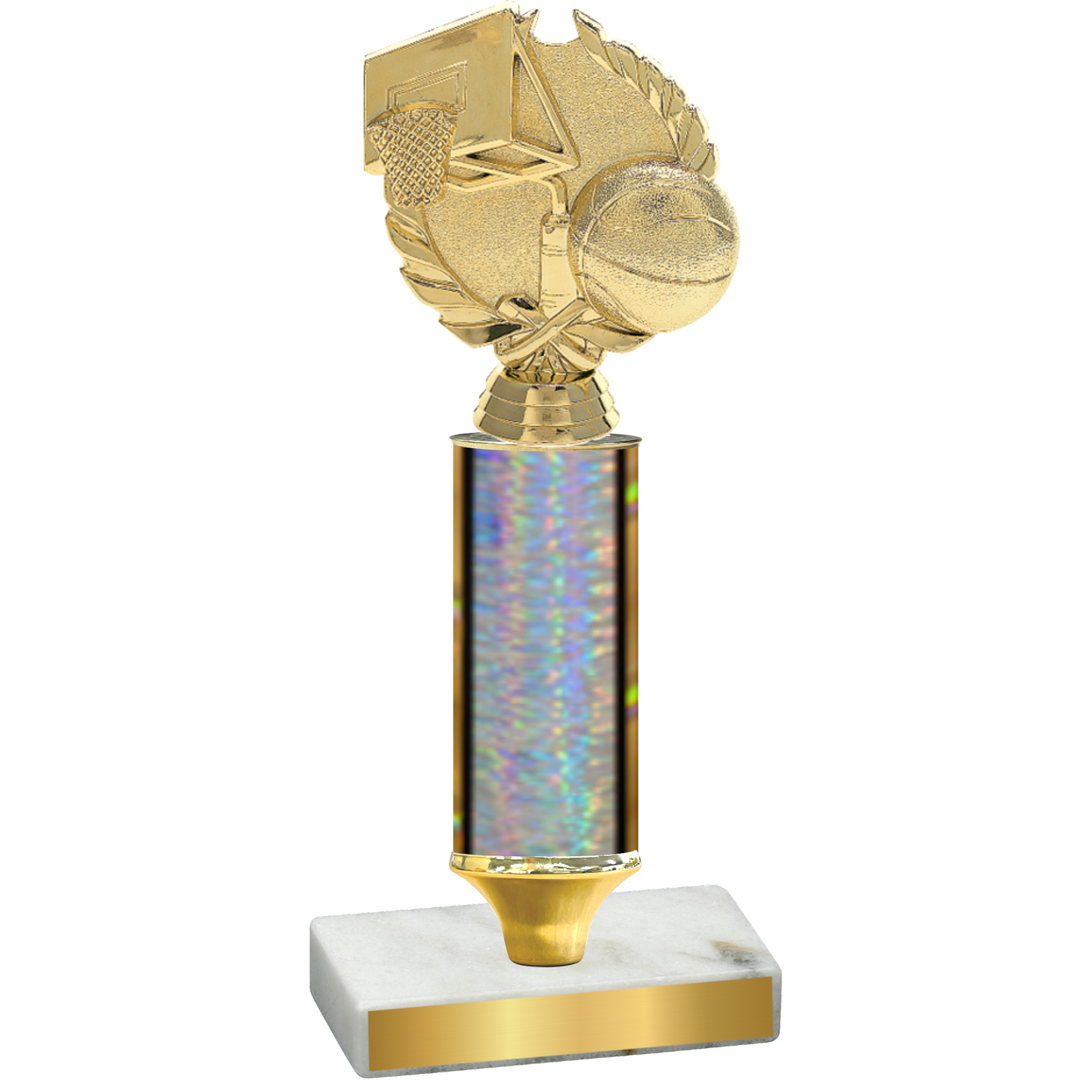 Value Silver Glacier Basketball Trophy