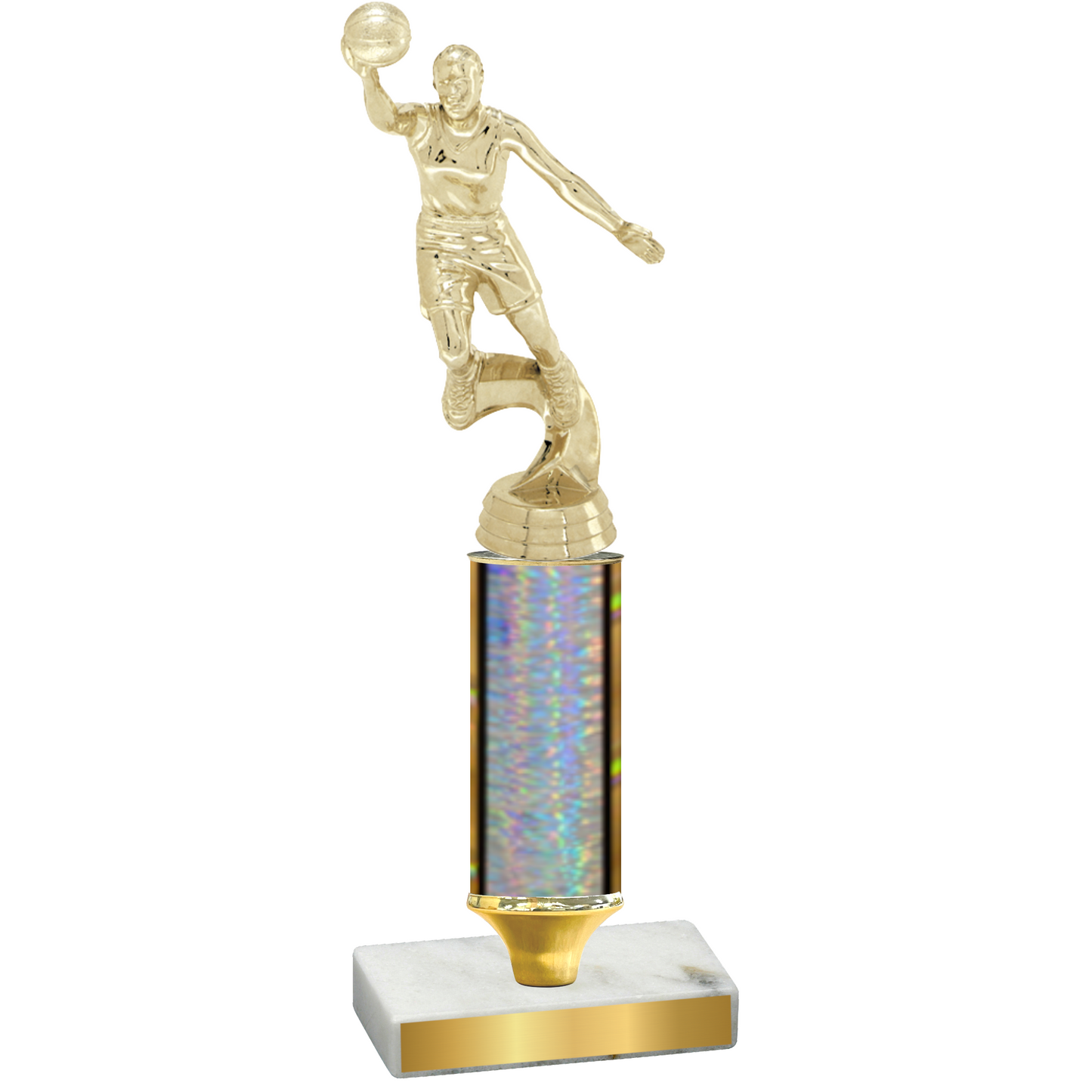 Value Silver Glacier Basketball Trophy