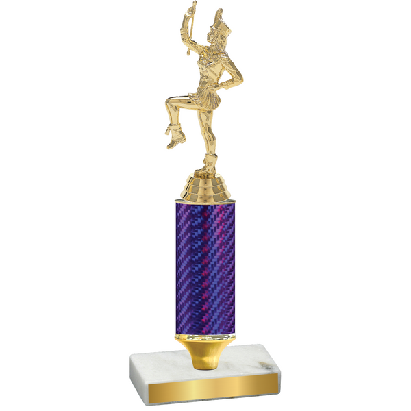 Value Purple Carbon Fiber Majorette Trophy