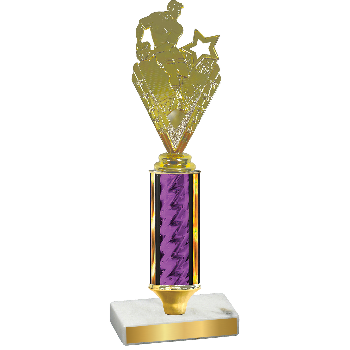 Value Purple Glacier Rugby Trophy