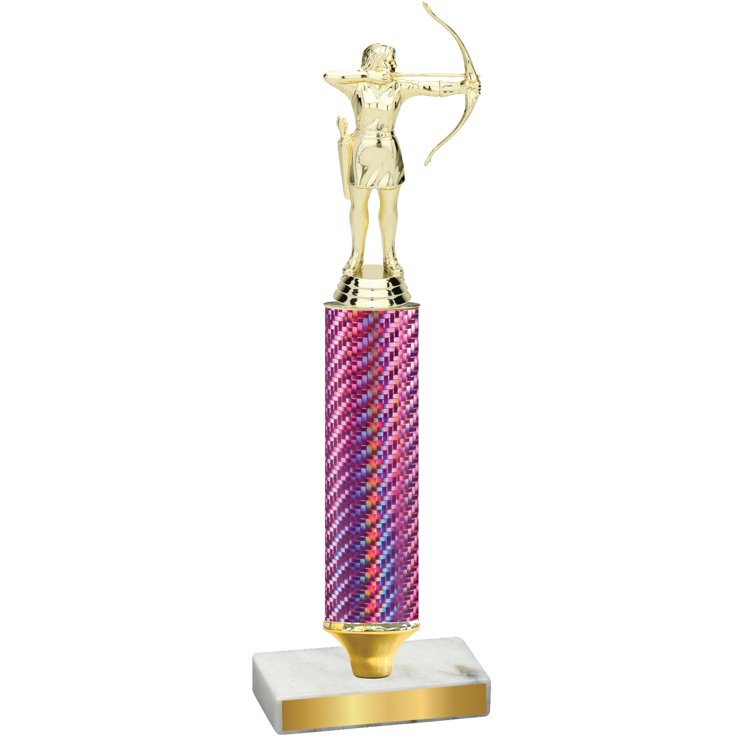 Value Pink Carbon Fiber Archery Trophy