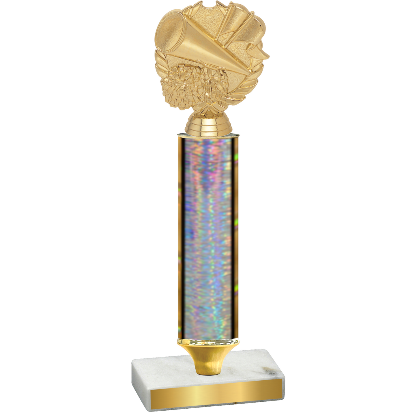 Value Silver Glacier Cheerleading Trophy