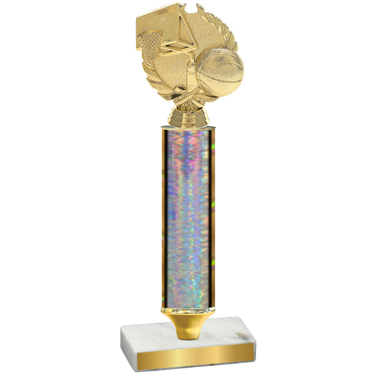 Value Silver Glacier Basketball Trophy