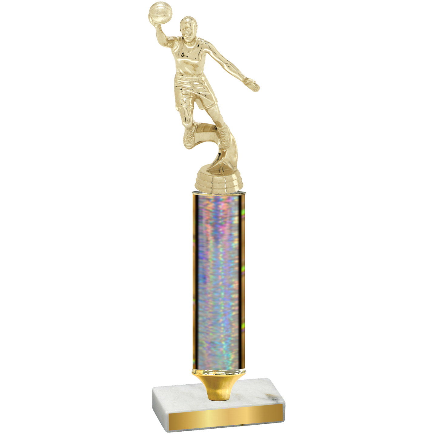 Value Silver Glacier Basketball Trophy