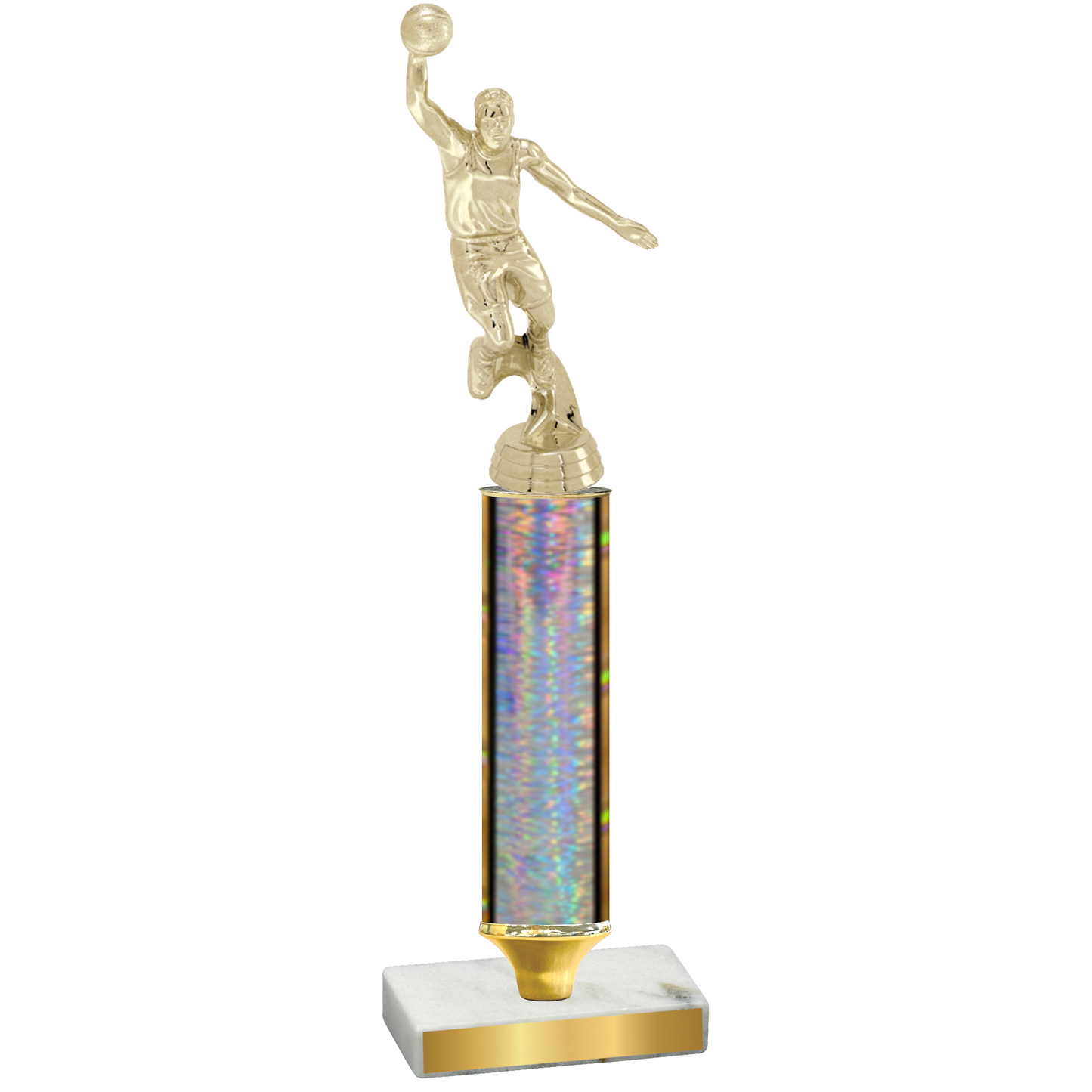 Value Silver Glacier Basketball Trophy