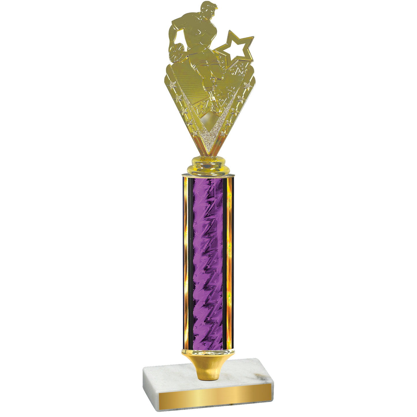 Value Purple Glacier Rugby Trophy