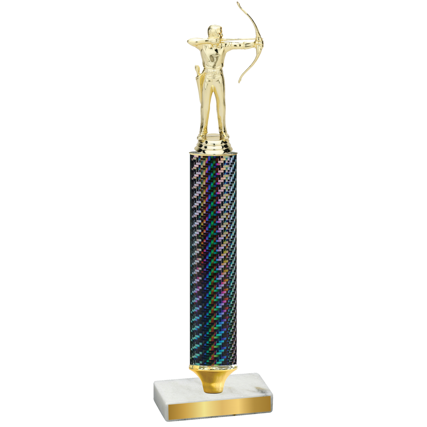 Value Black Carbon Fiber Archery Trophy