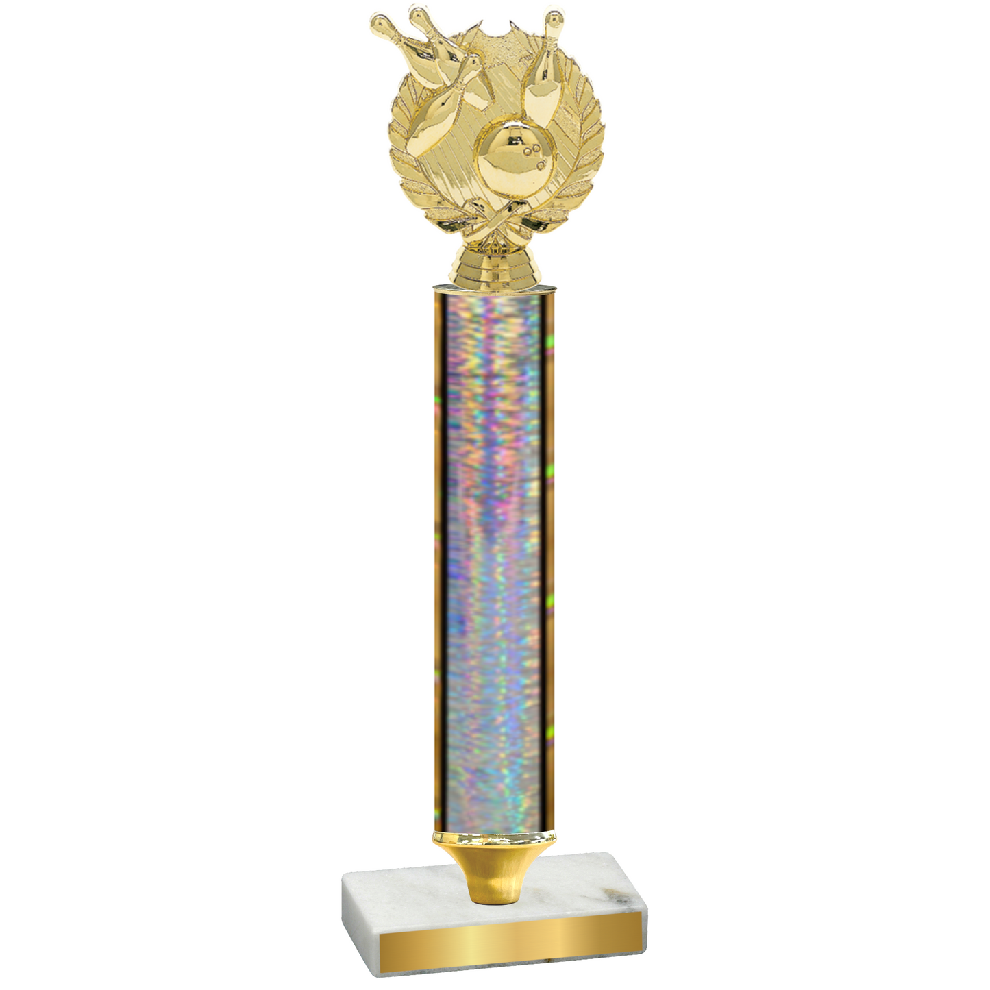 Value Silver Glacier Bowling Trophy
