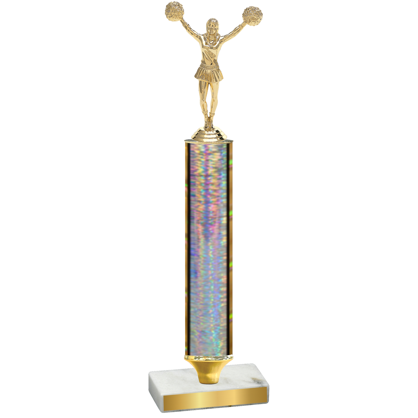 Value Silver Glacier Cheerleading Trophy