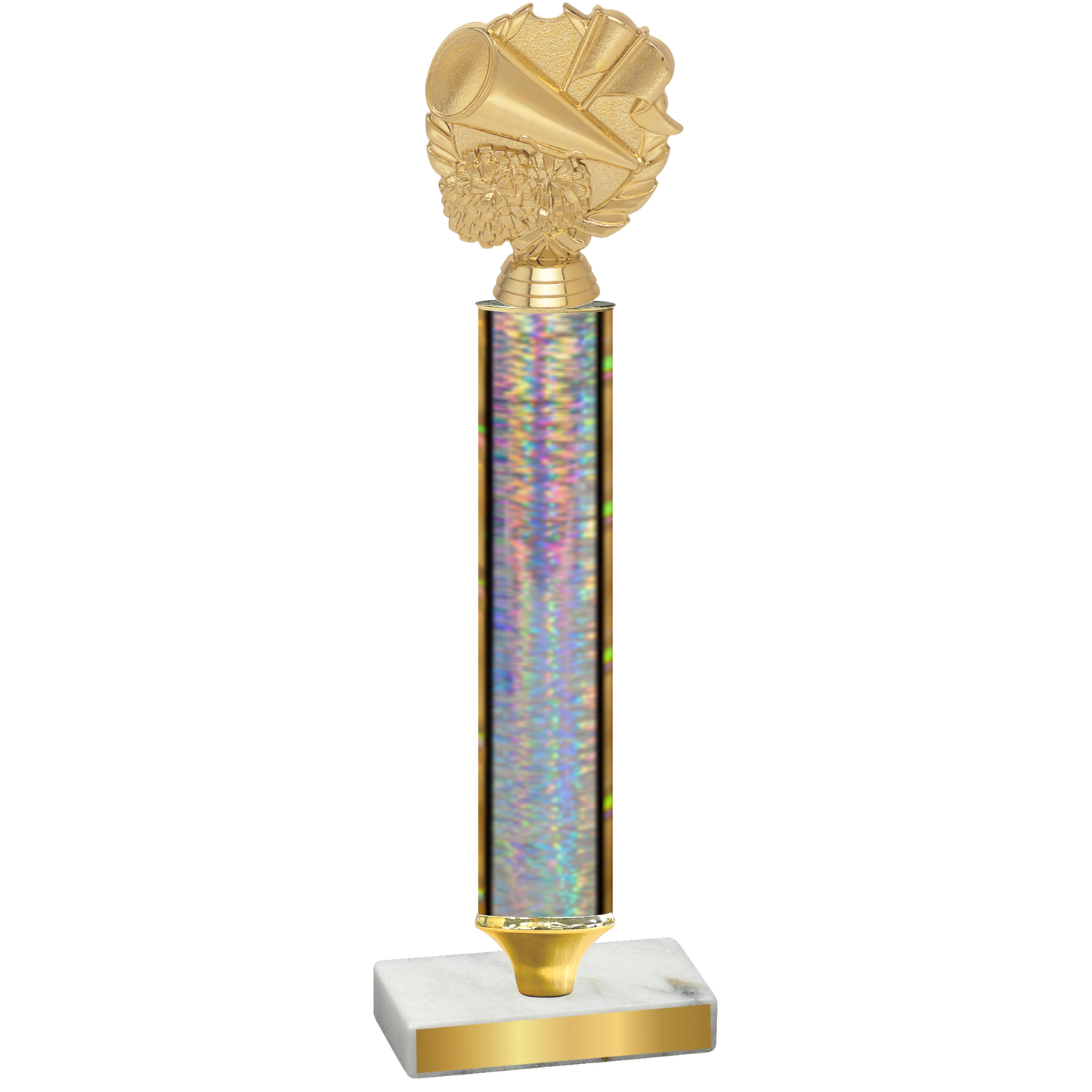 Value Silver Glacier Cheerleading Trophy