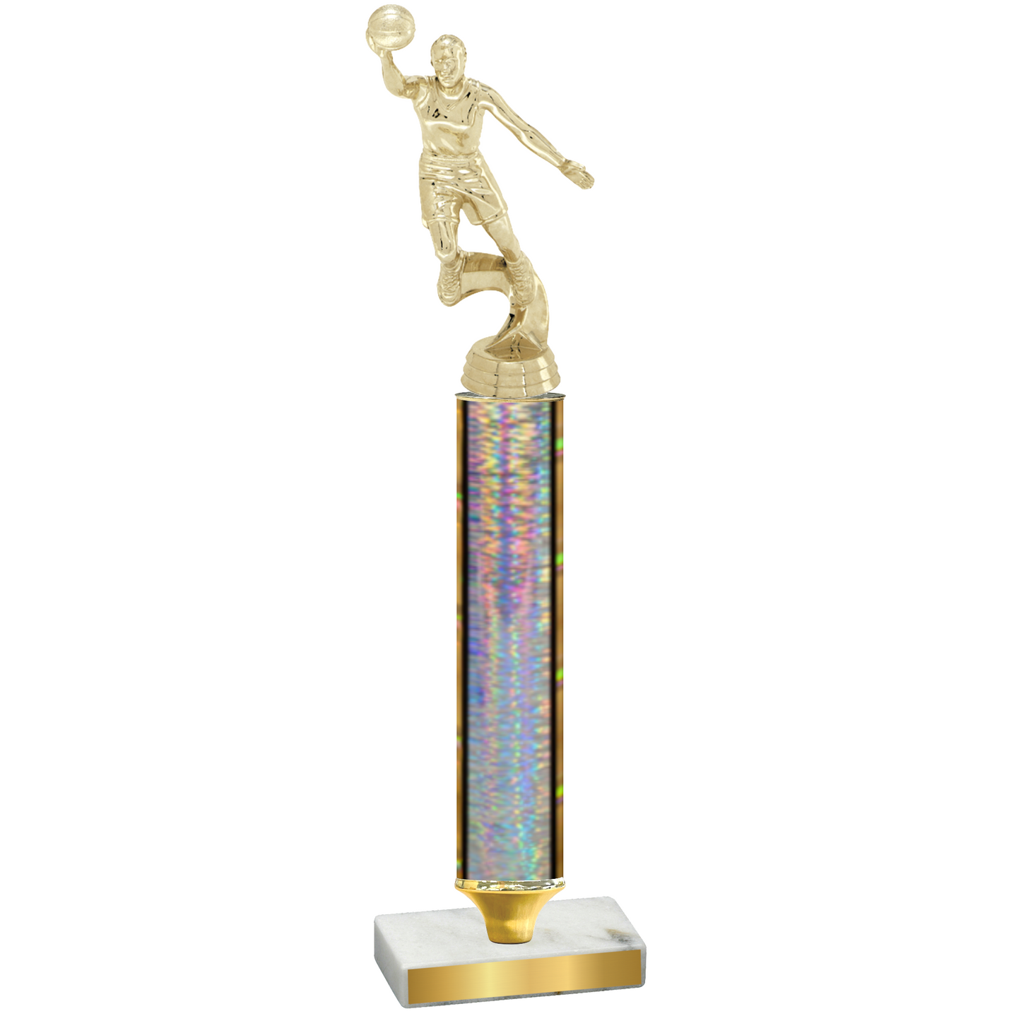 Value Silver Glacier Basketball Trophy
