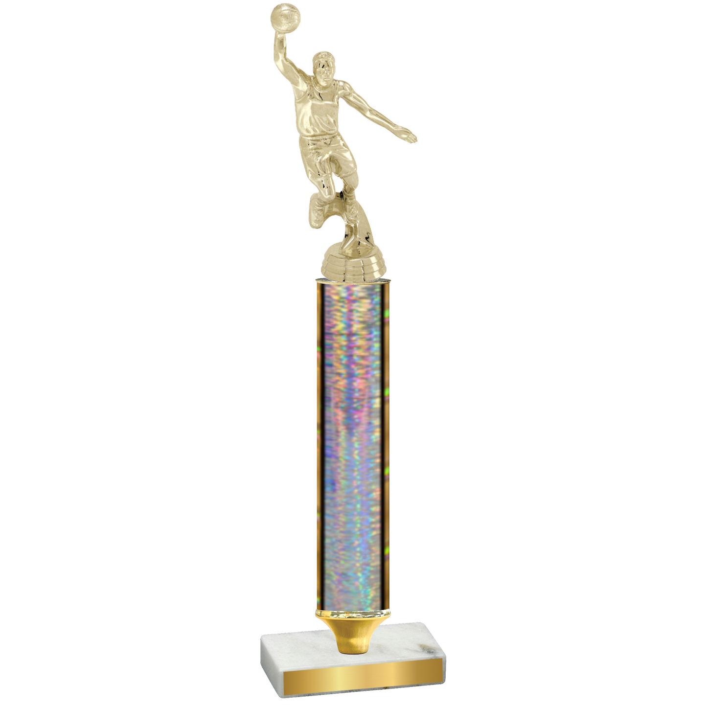 Value Silver Glacier Basketball Trophy