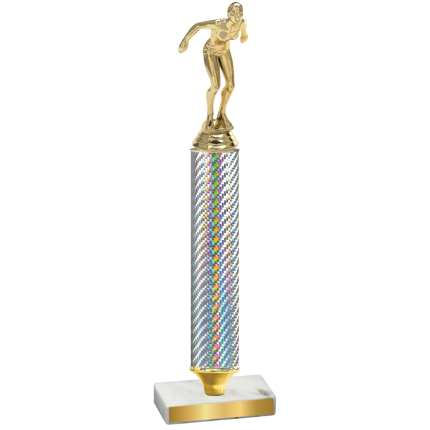 Value Silver Carbon Fiber Tennis Trophy