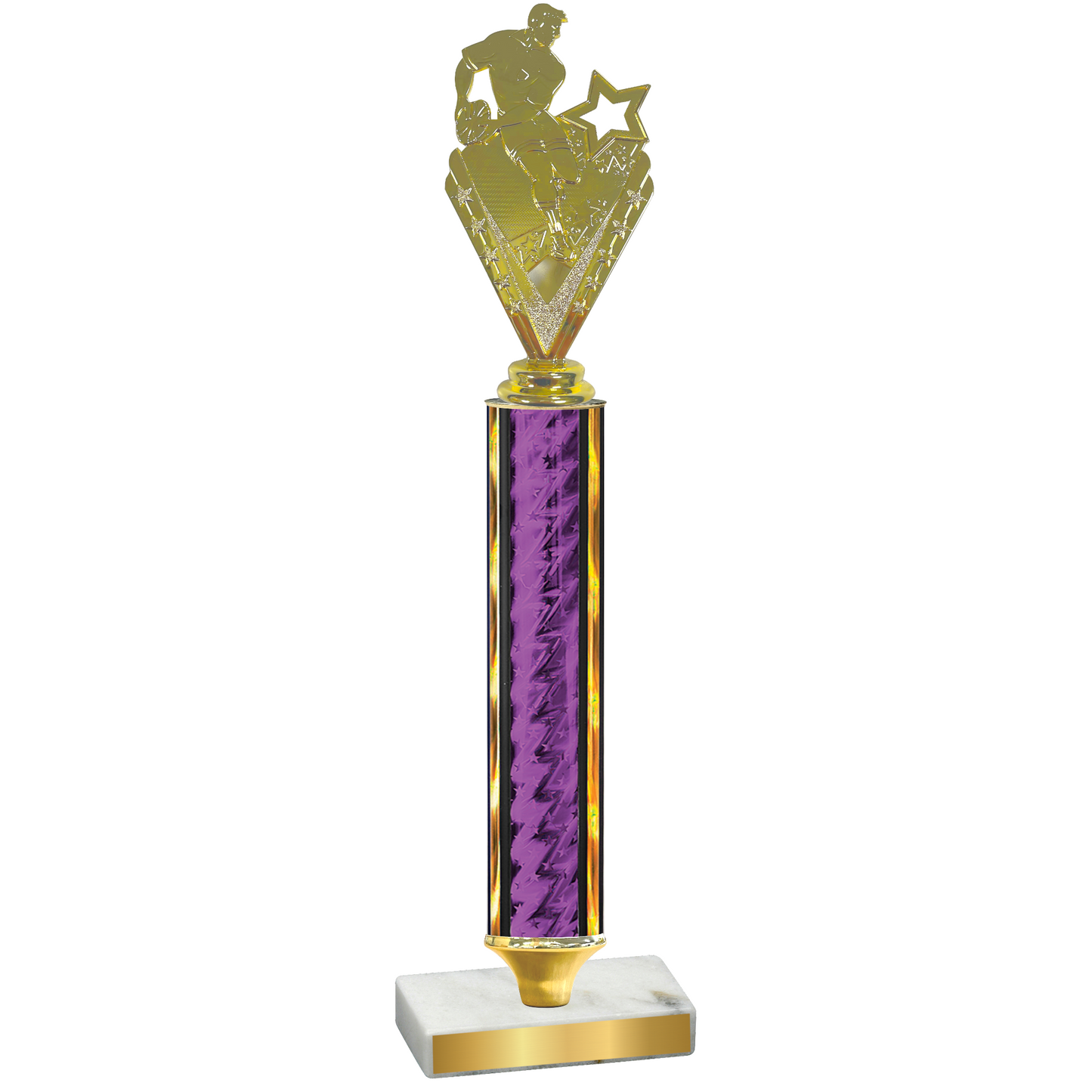 Value Purple Glacier Rugby Trophy